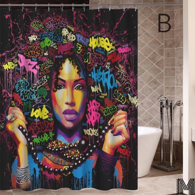Graffiti Shower Curtain