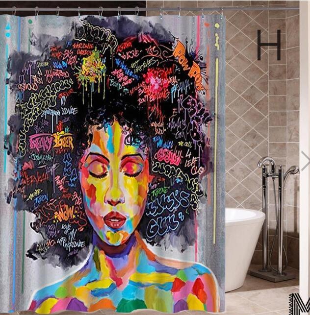 Graffiti Shower Curtain